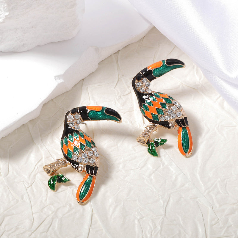 Pendiente vintage hecho a mano