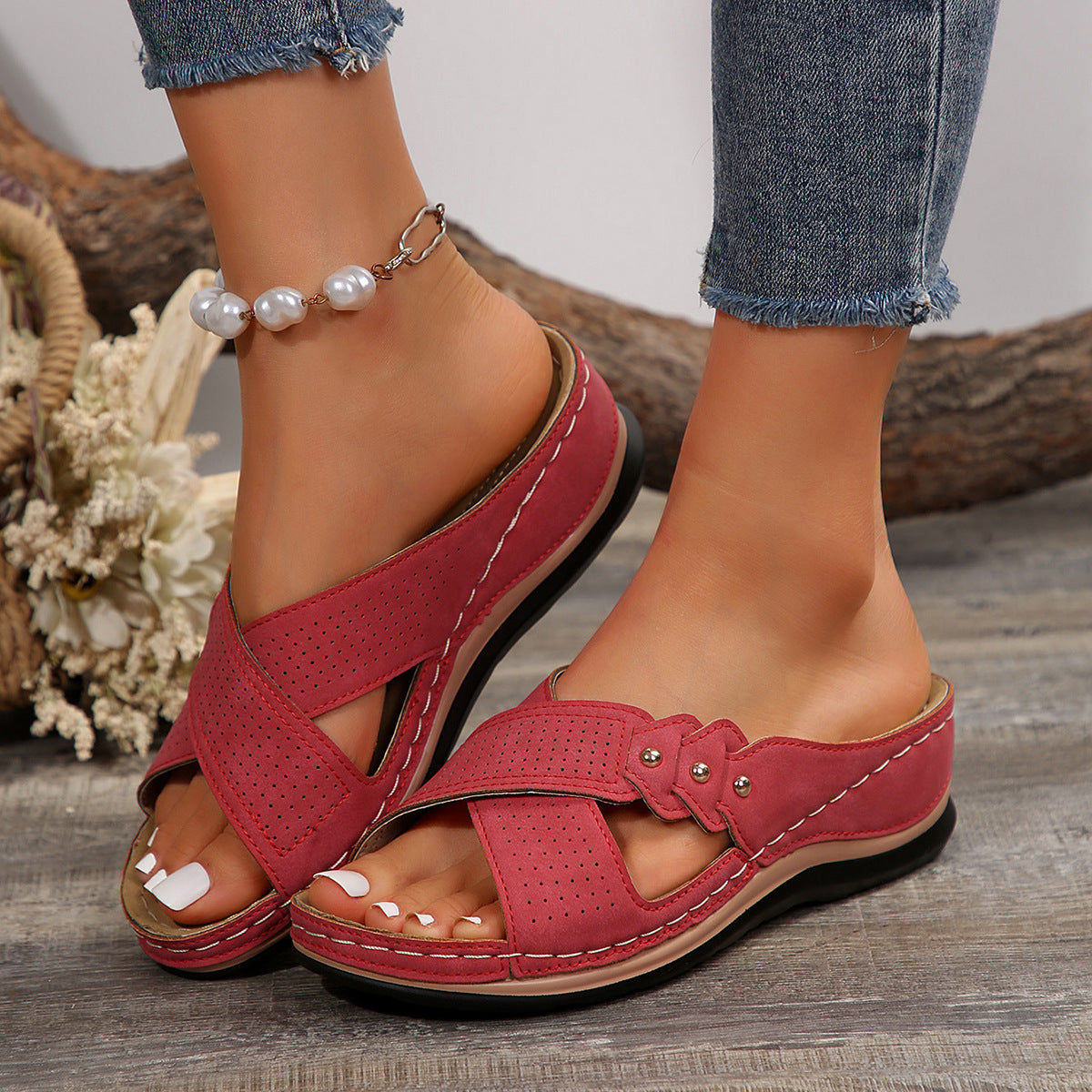 Sandalias Ortopédicos Elegantes con Look Moderno