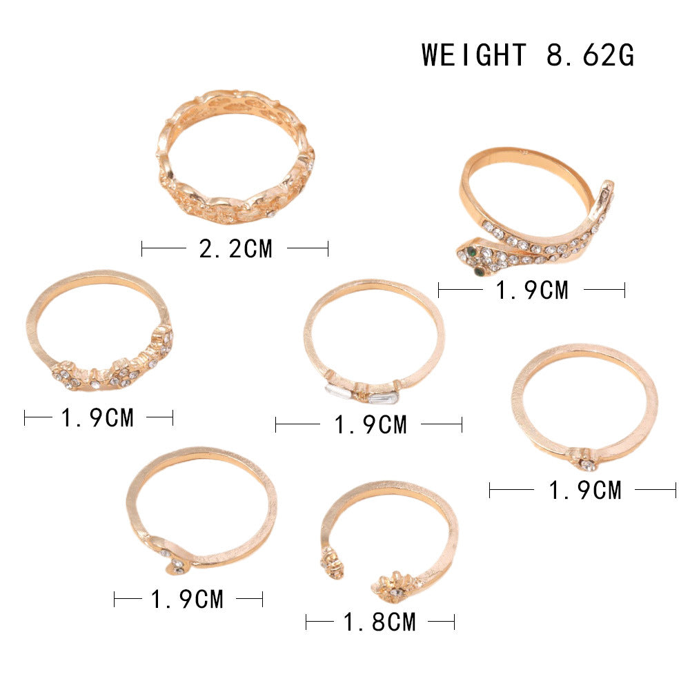 Oro Anillo hermoso con estilo único