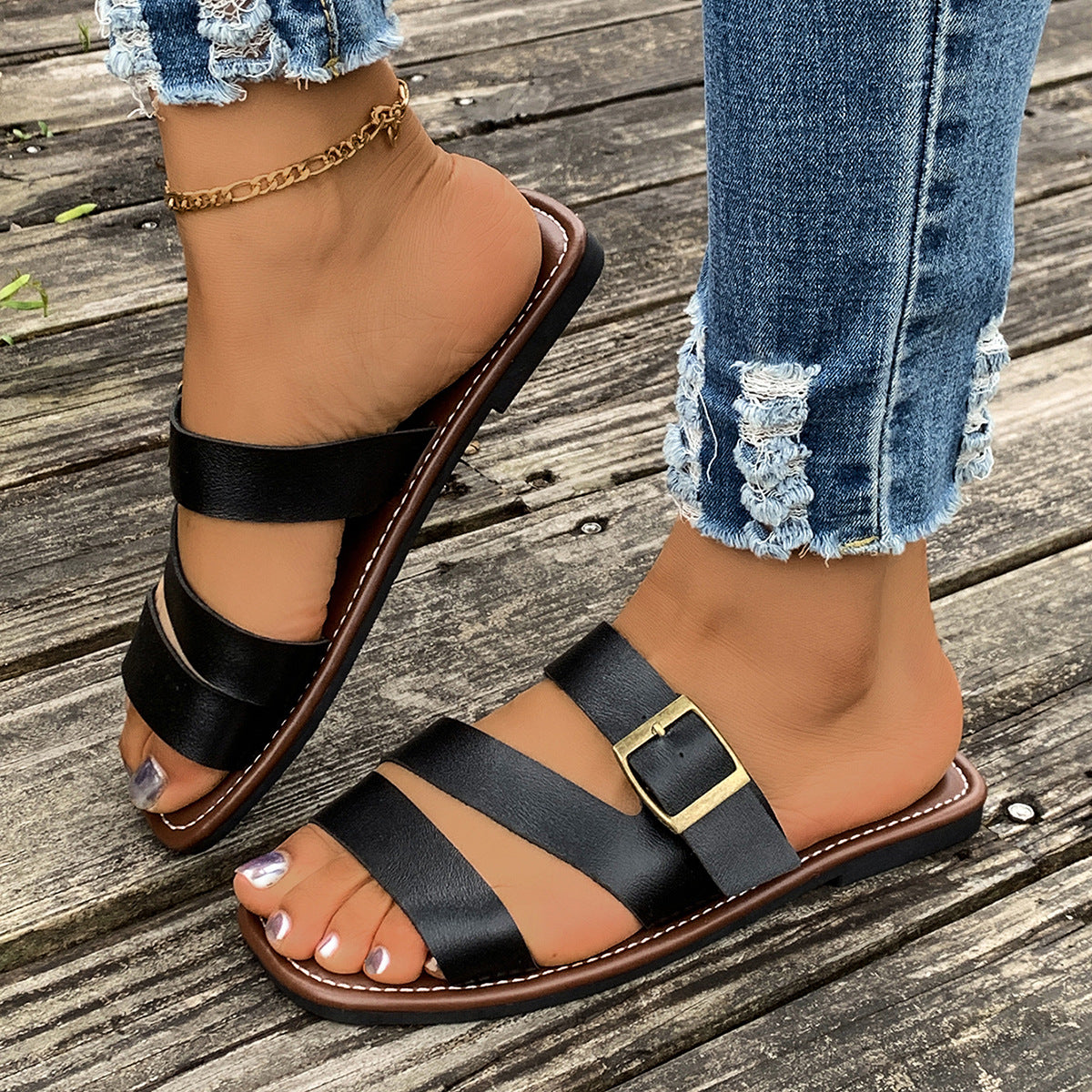 Sandalias Ortopédicos Clásicos con Estilo Atemporal