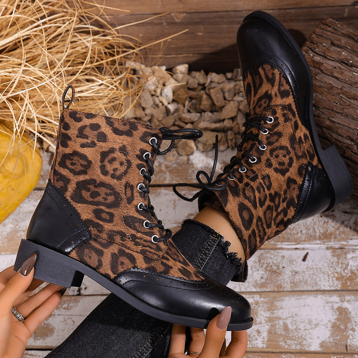 Botas Ortopédicos de Inspiración Vintage
