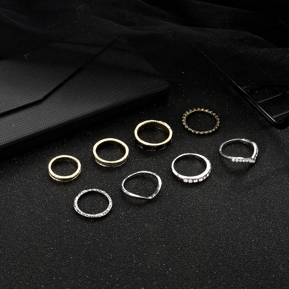 Oro Anillo vintage hecho a mano