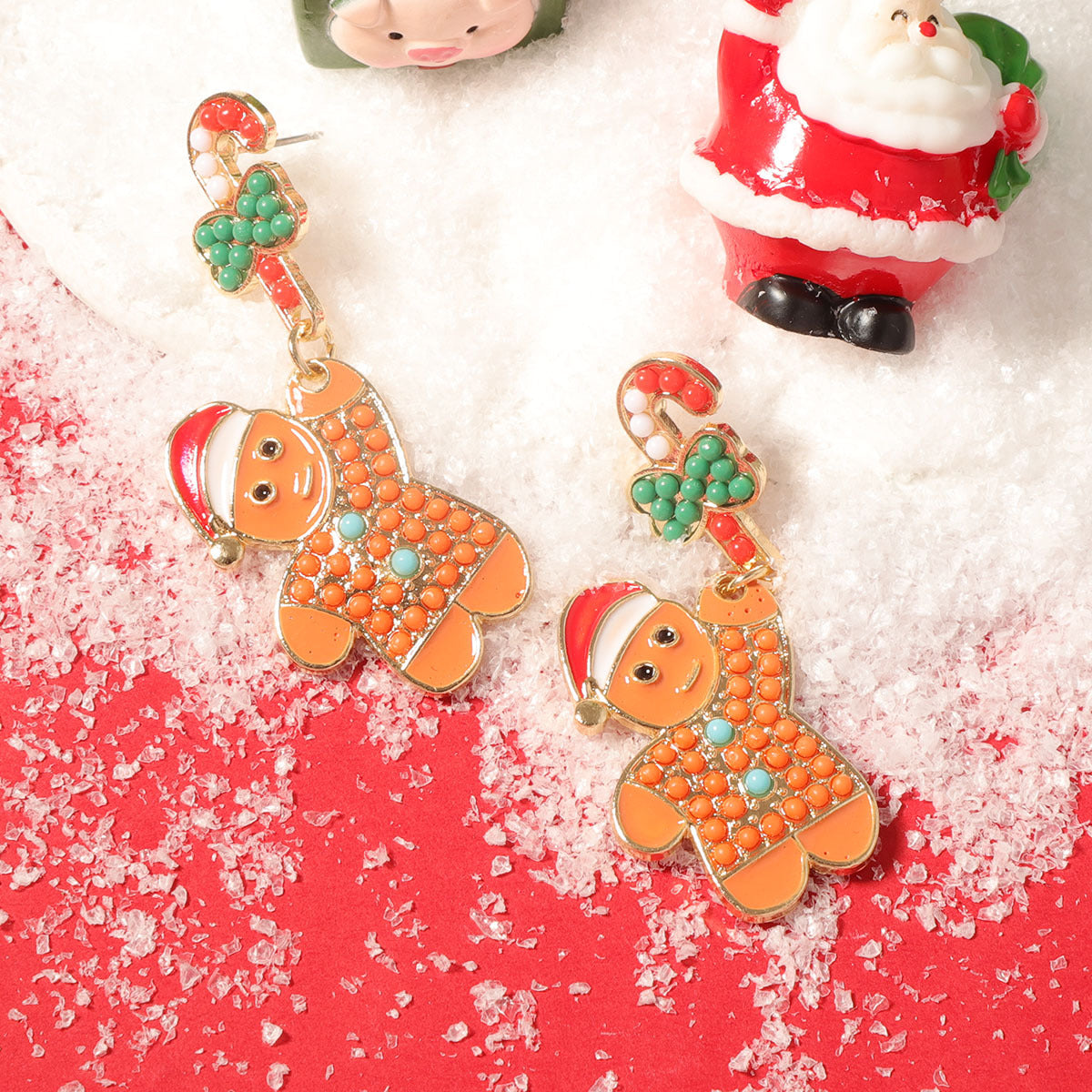 Pendiente vintage hecho a mano