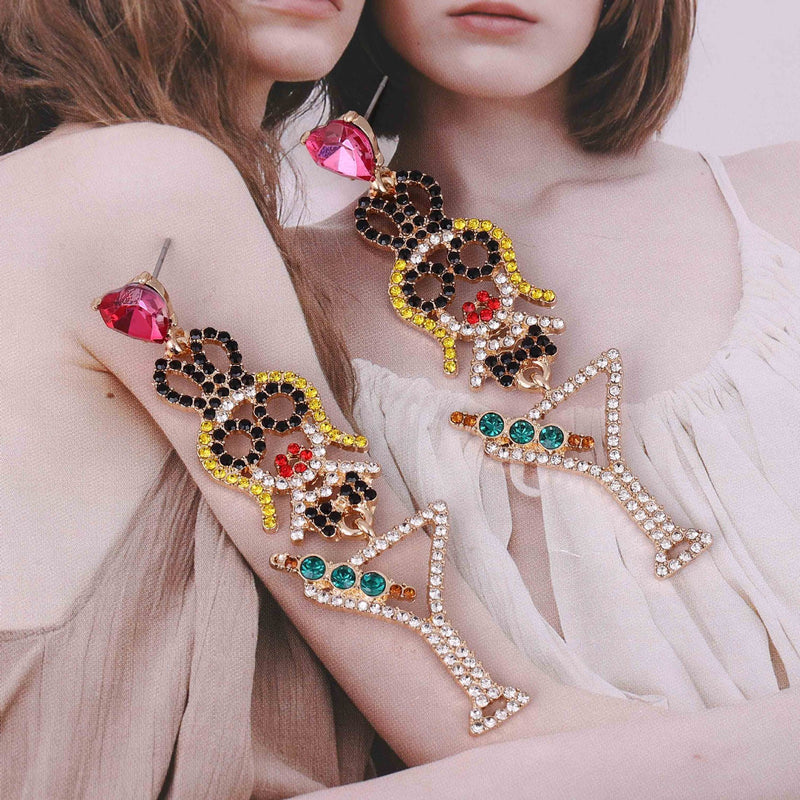 Pendiente vintage hecho a mano