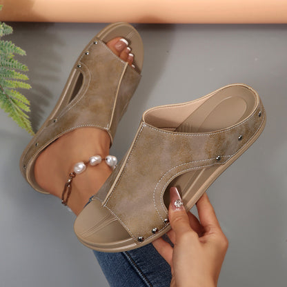 Sandalias Ortopédicos de Inspiración Vintage