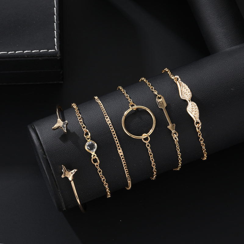 Oro Pulsera encantador para cualquier ocasión