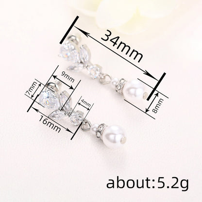 Perla Pendiente impresionante para uso diario