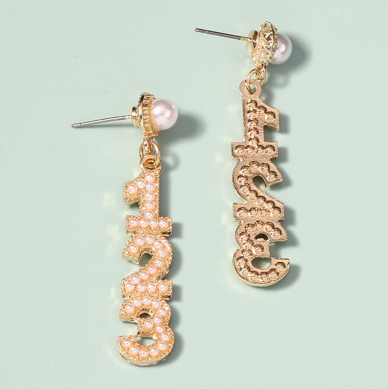 Perla Pendiente encantador para cualquier ocasión