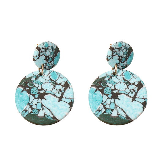 Pendiente vintage hecho a mano