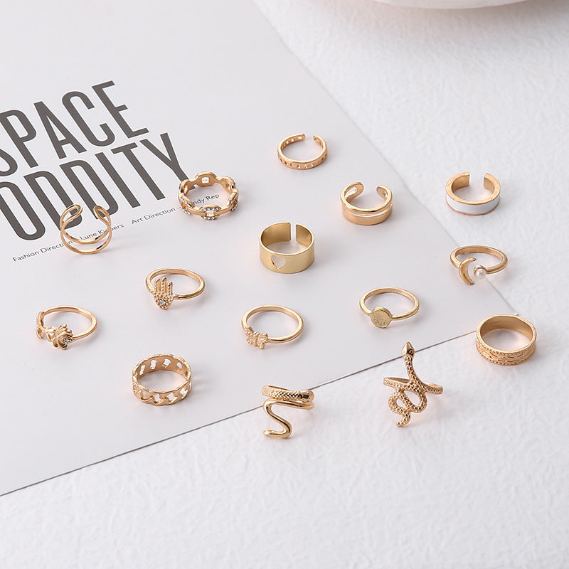 Perla Anillo vintage hecho a mano