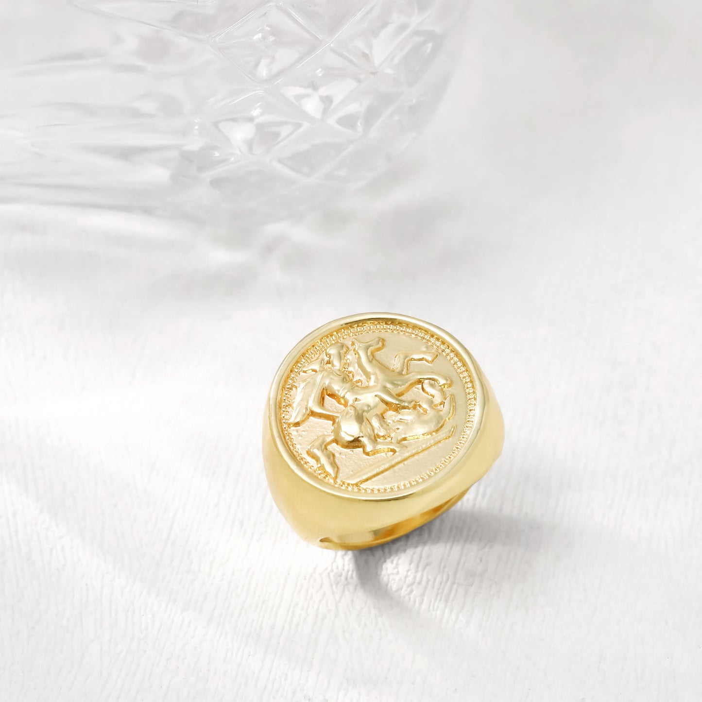 Oro Anillo romántico para momentos especiales