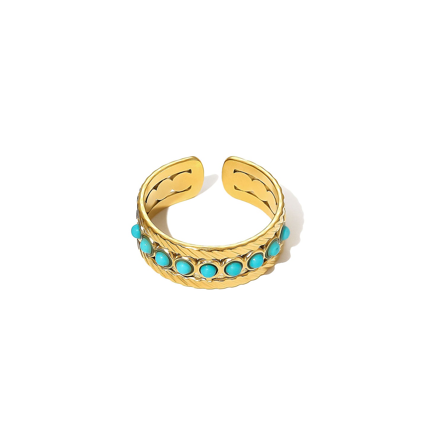 Oro Pulsera clásico con encanto atemporal