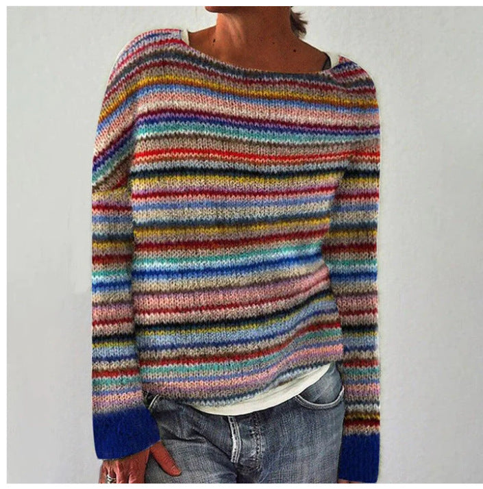 Jersey de punto con motivo vintage