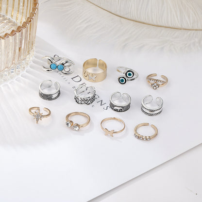 Anillo hermoso con estilo único