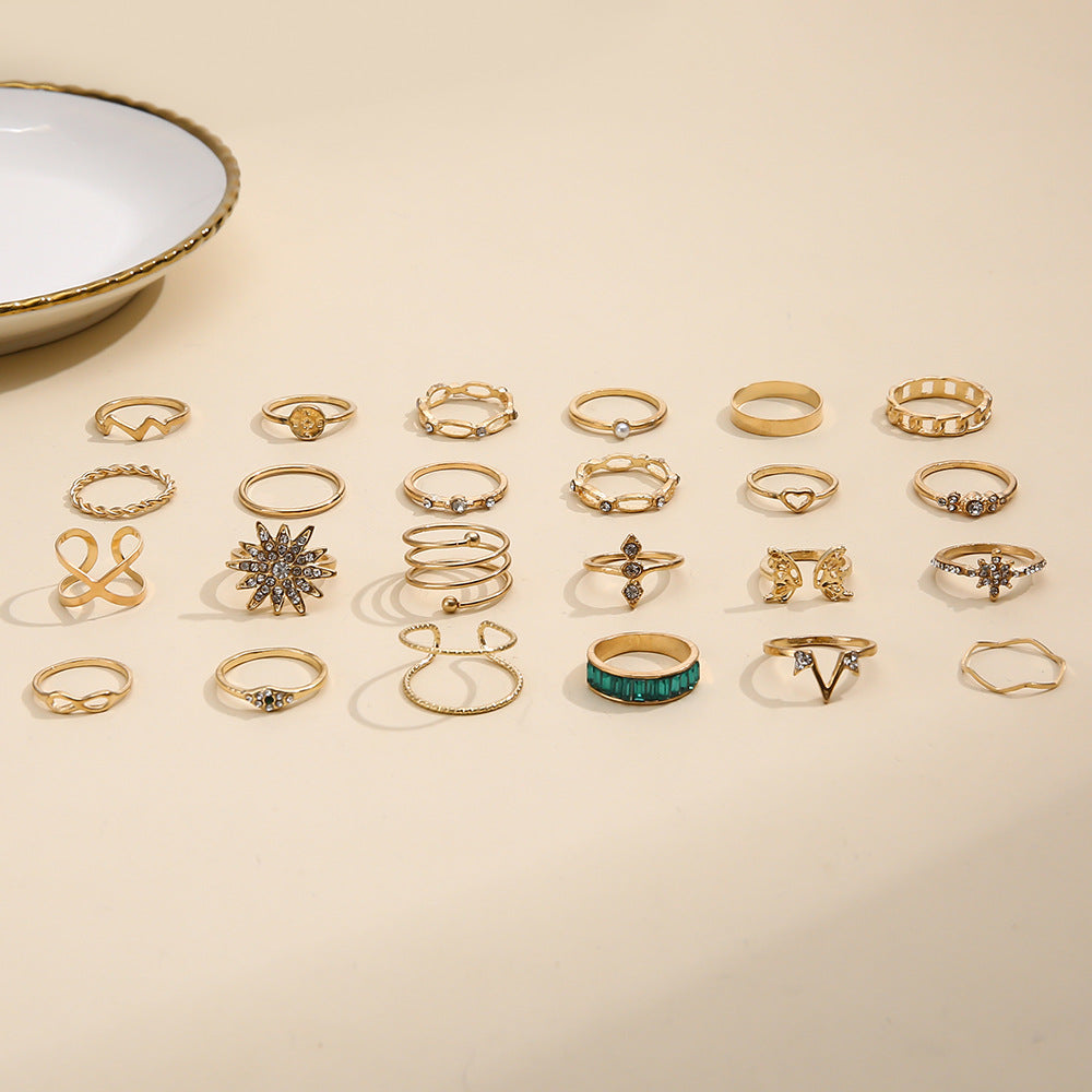 Anillo hermoso con estilo único