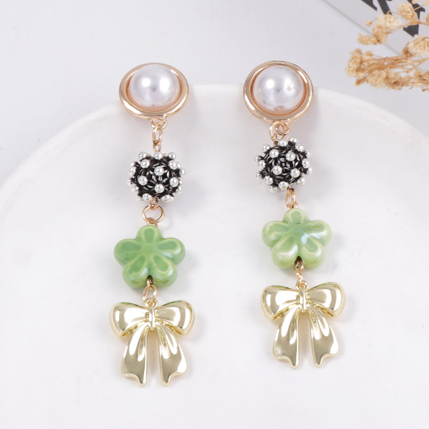 Perla Pendiente elegante para toda ocasión