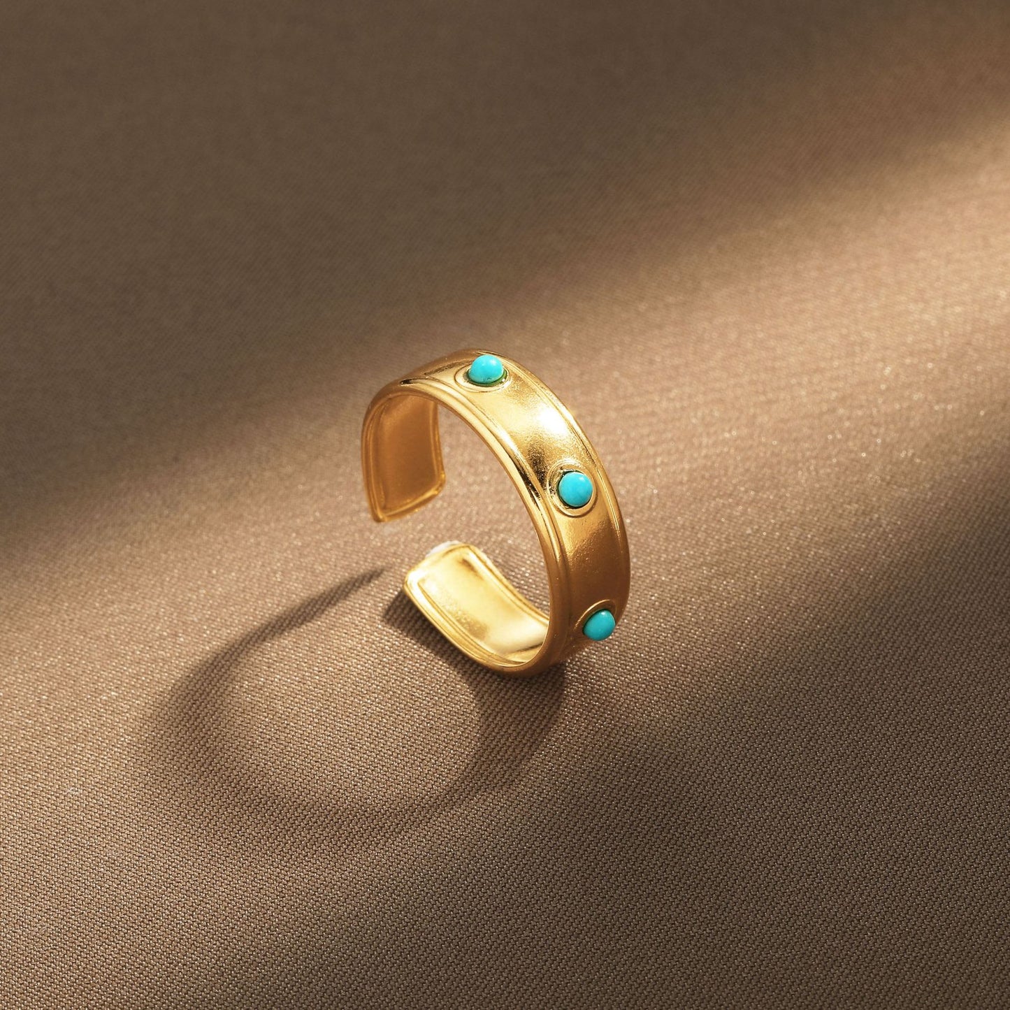 Oro Anillo elegante para toda ocasión