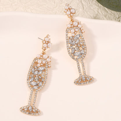 Perla Pendiente impresionante para uso diario