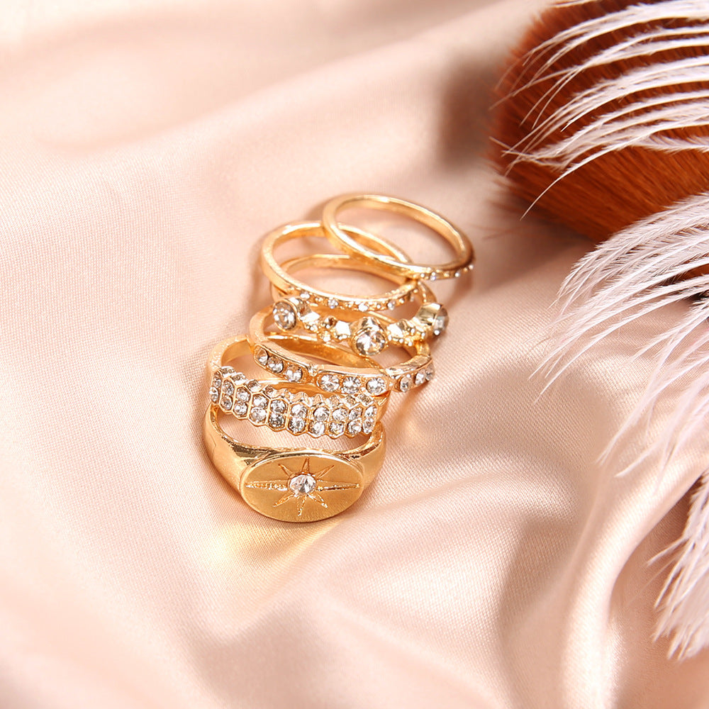 Oro Anillo elegante para toda ocasión