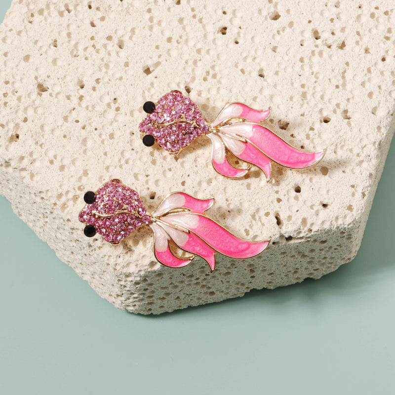 Oro Pendiente elegante para toda ocasión