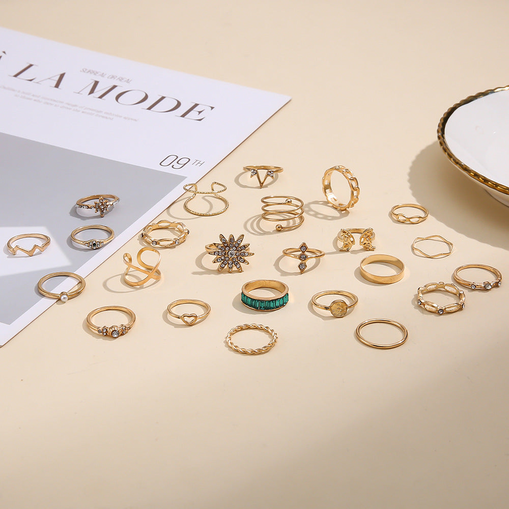 Anillo hermoso con estilo único