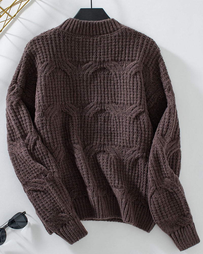 Suéter bellamente confeccionado