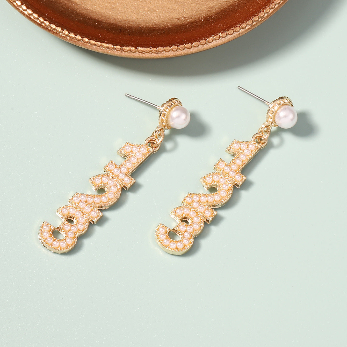 Perla Pendiente encantador para cualquier ocasión