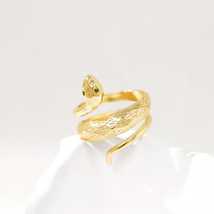 Oro Anillo hermoso con estilo único