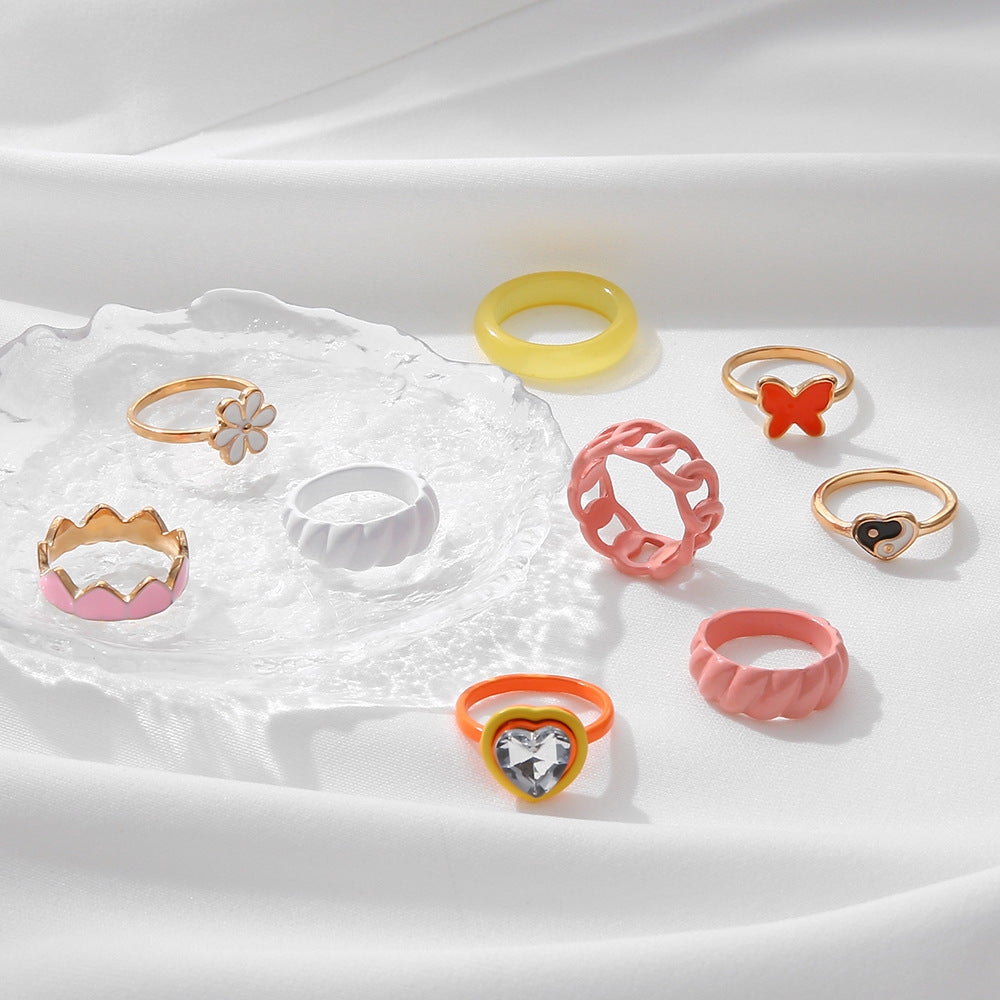 Anillo hermoso con estilo único