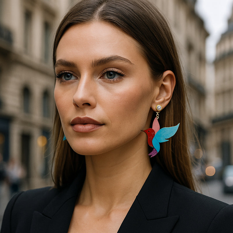 Pendiente artesanal delicado