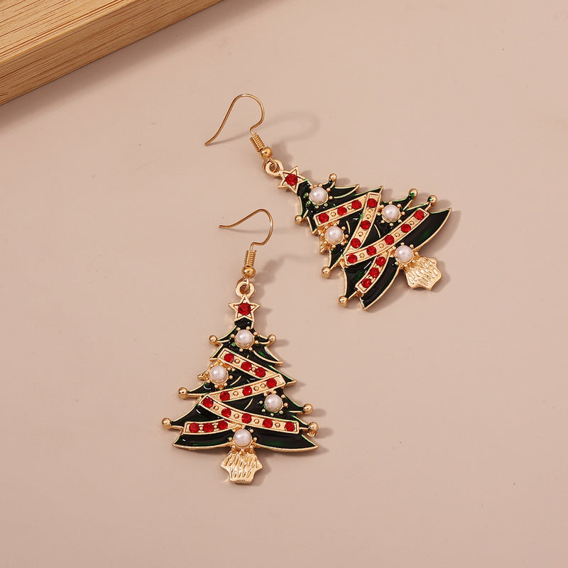 Perla Pendiente vintage hecho a mano