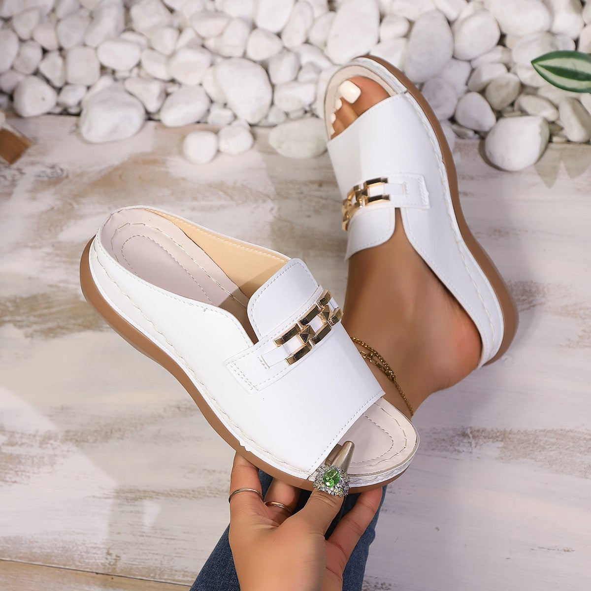Sandalias Ortopédicos Elegantes con Look Moderno