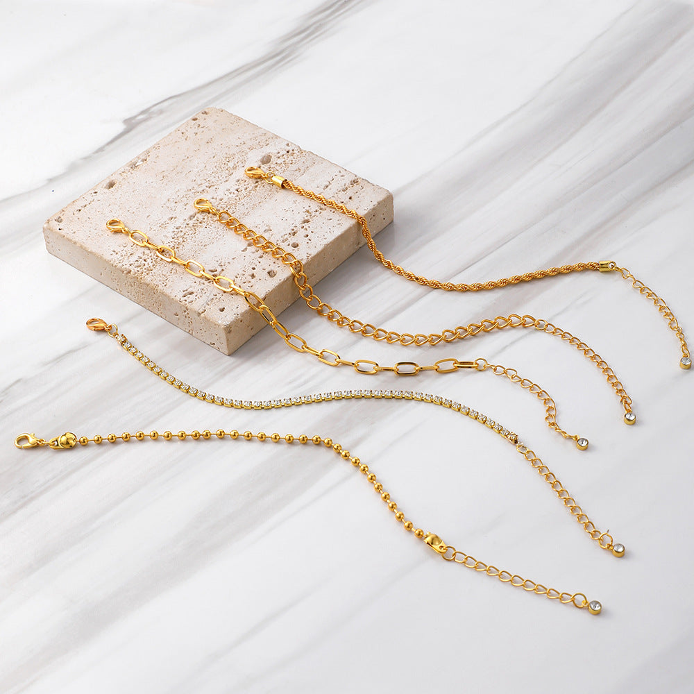 Oro Pulsera romántico para momentos especiales