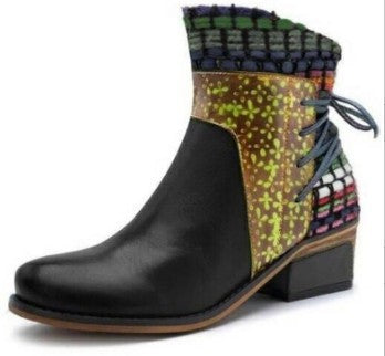 Botas Ortopédicos de Inspiración Vintage