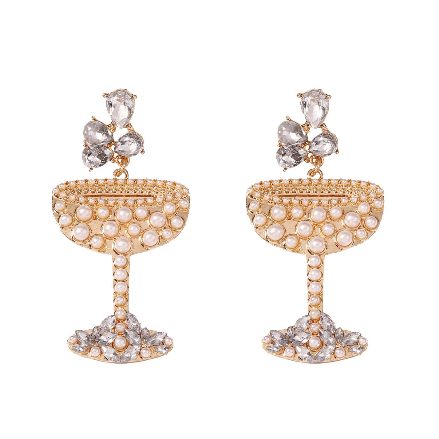 Perla Pendiente clásico con encanto atemporal