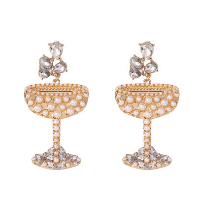 Perla Pendiente clásico con encanto atemporal