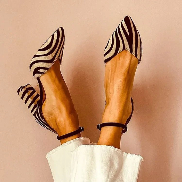 Tacones Ortopédicos Chic con Diseño Único