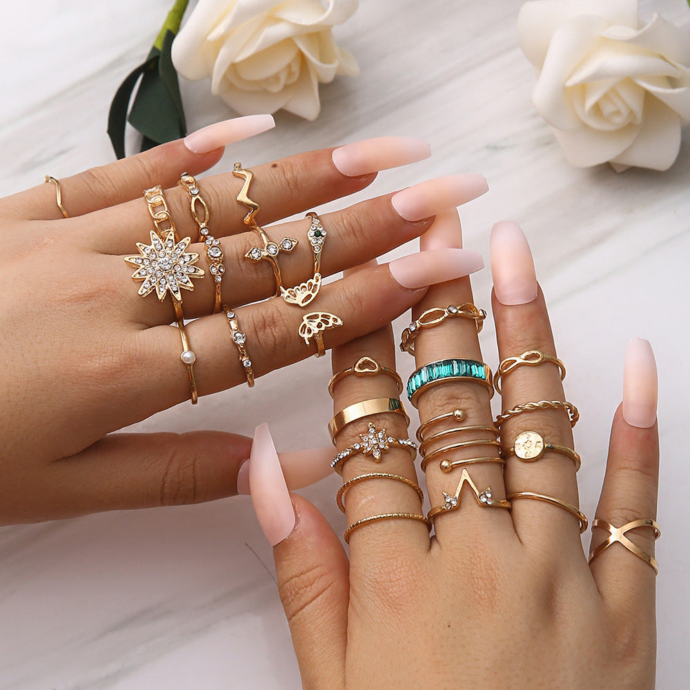 Anillo hermoso con estilo único