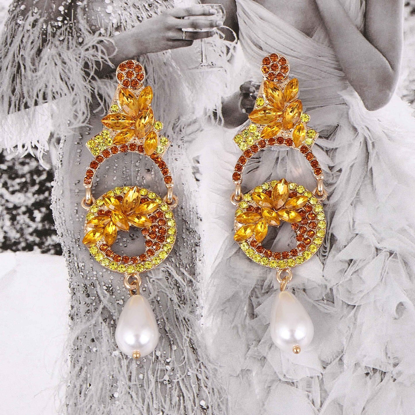 Perla Pendiente elegante para toda ocasión