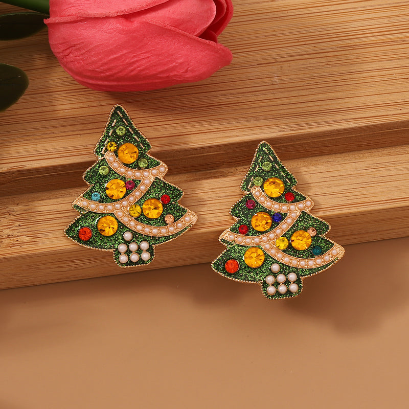 Perla Pendiente vintage hecho a mano