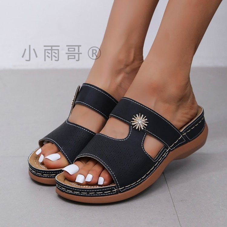 Sandalias Ortopédicos de Inspiración Vintage