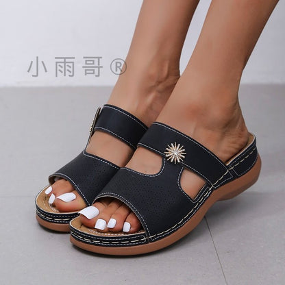 Sandalias Ortopédicos de Inspiración Vintage