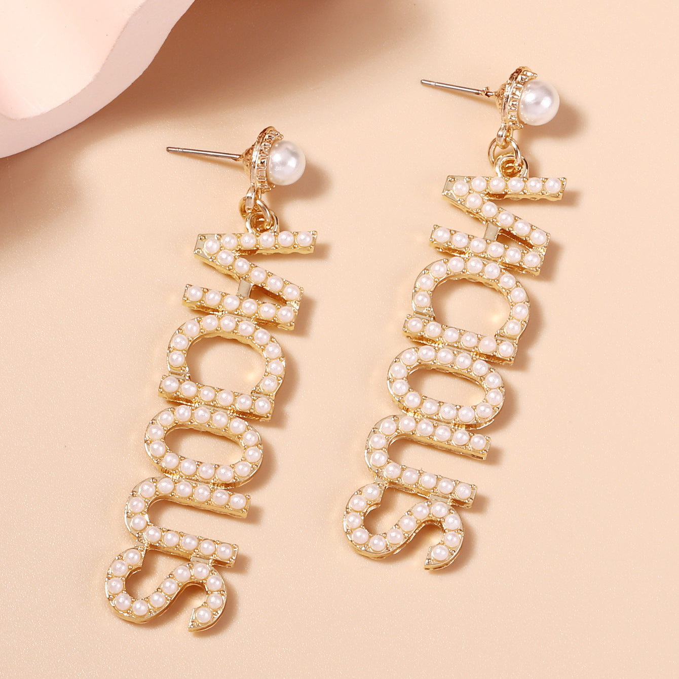 Perla Pendiente elegante para toda ocasión