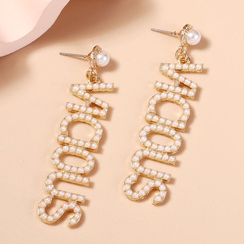 Perla Pendiente elegante para toda ocasión