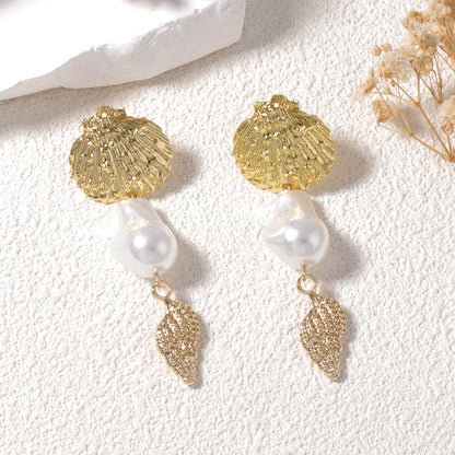 Perla Pendiente encantador para cualquier ocasión