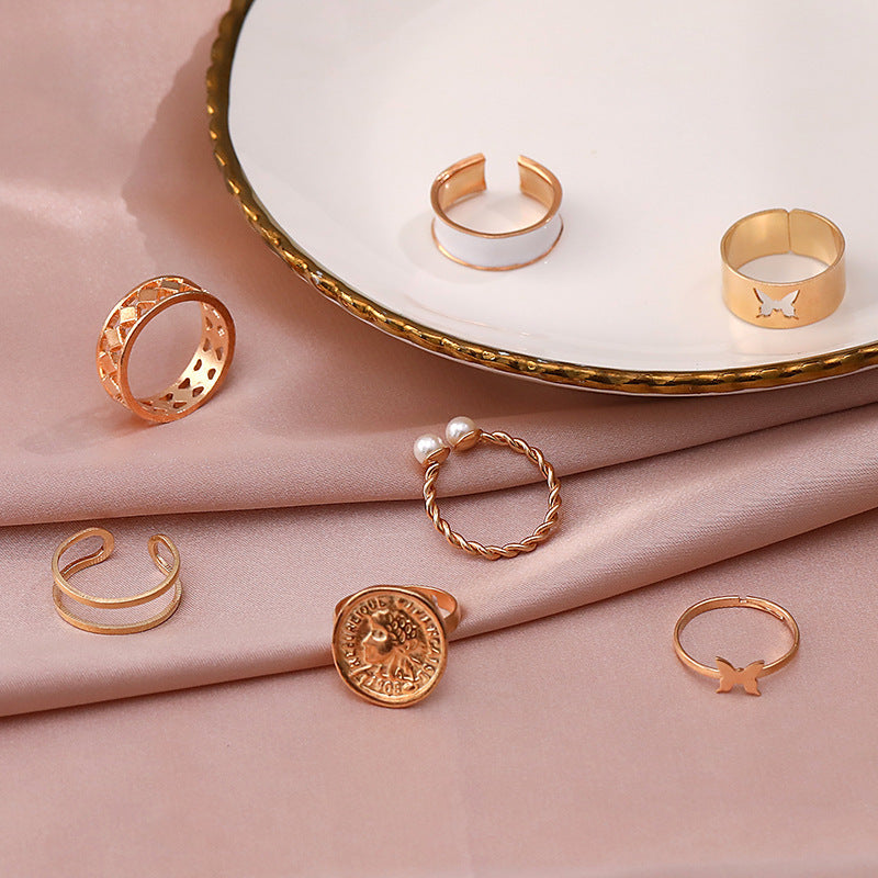 Perla Anillo elegante para toda ocasión