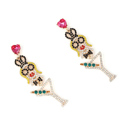 Pendiente vintage hecho a mano