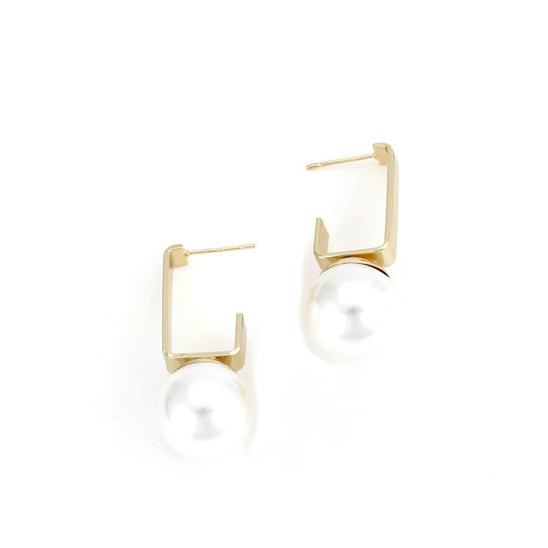 Perla Pendiente artesanal delicado