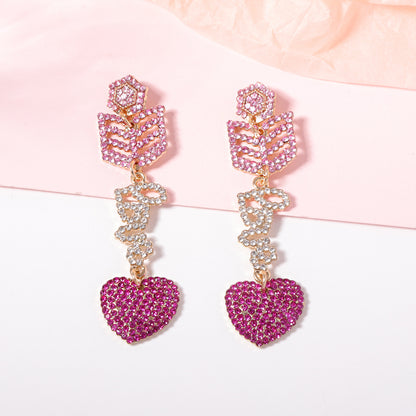 Pendiente vintage hecho a mano