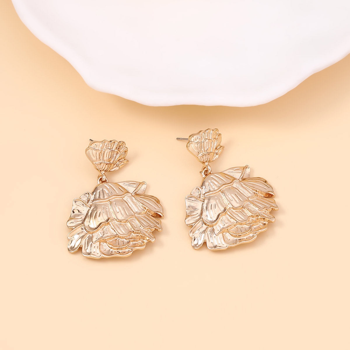 Pendiente vintage hecho a mano